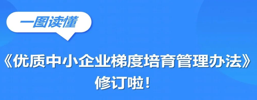 五问+一图，读懂《优质中小企业梯度培育管理办法》